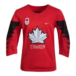 2018 Team Canada Nike Hockey Olympic Red Replica Child Jersey - Multiple Sizes