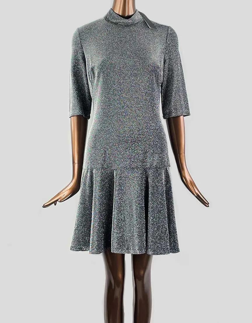 BLACK HALO Shimmer Cocktail Mini Dress w/ Tags - 12 US