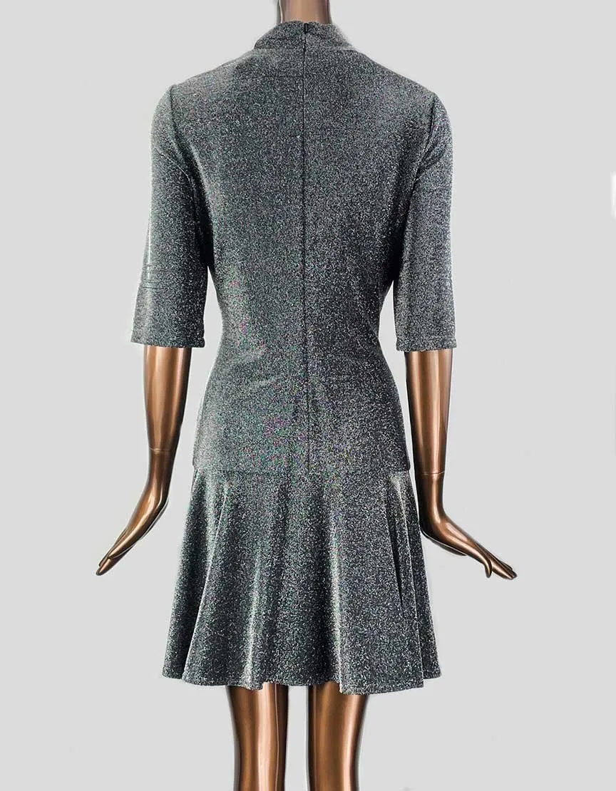 BLACK HALO Shimmer Cocktail Mini Dress w/ Tags - 12 US