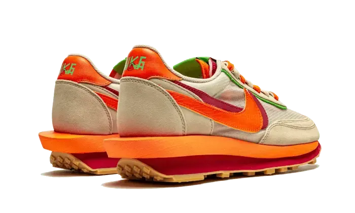 Nike LD Waffle Sacai Clot Net Orange Blaze