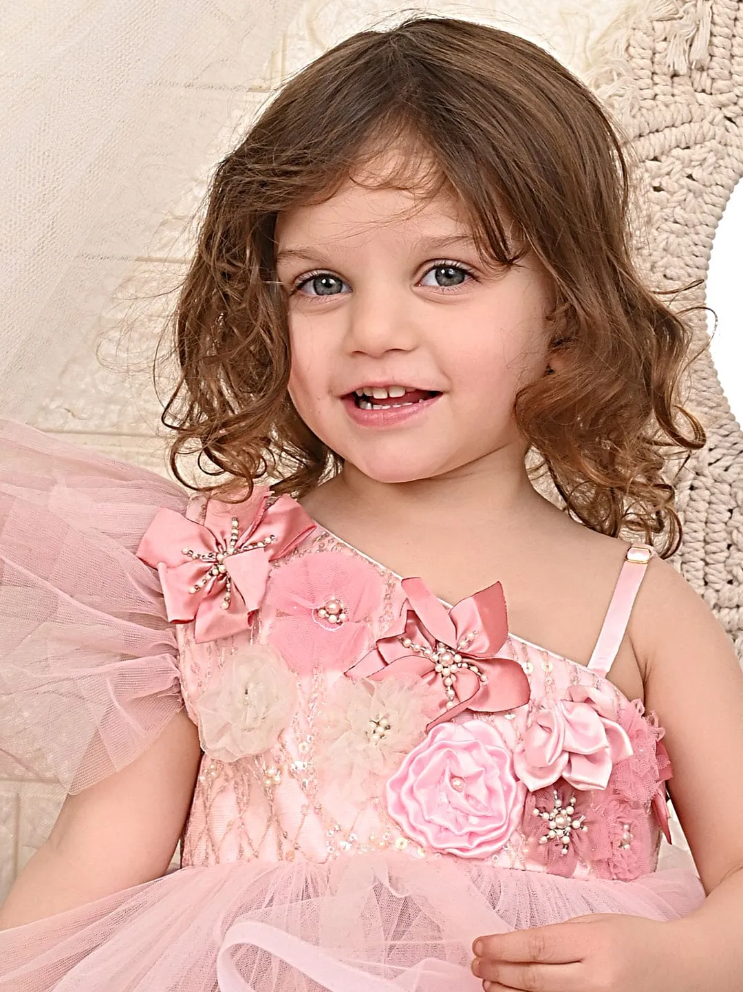 Pre Order: One Shoulder Pink Bonning Dress