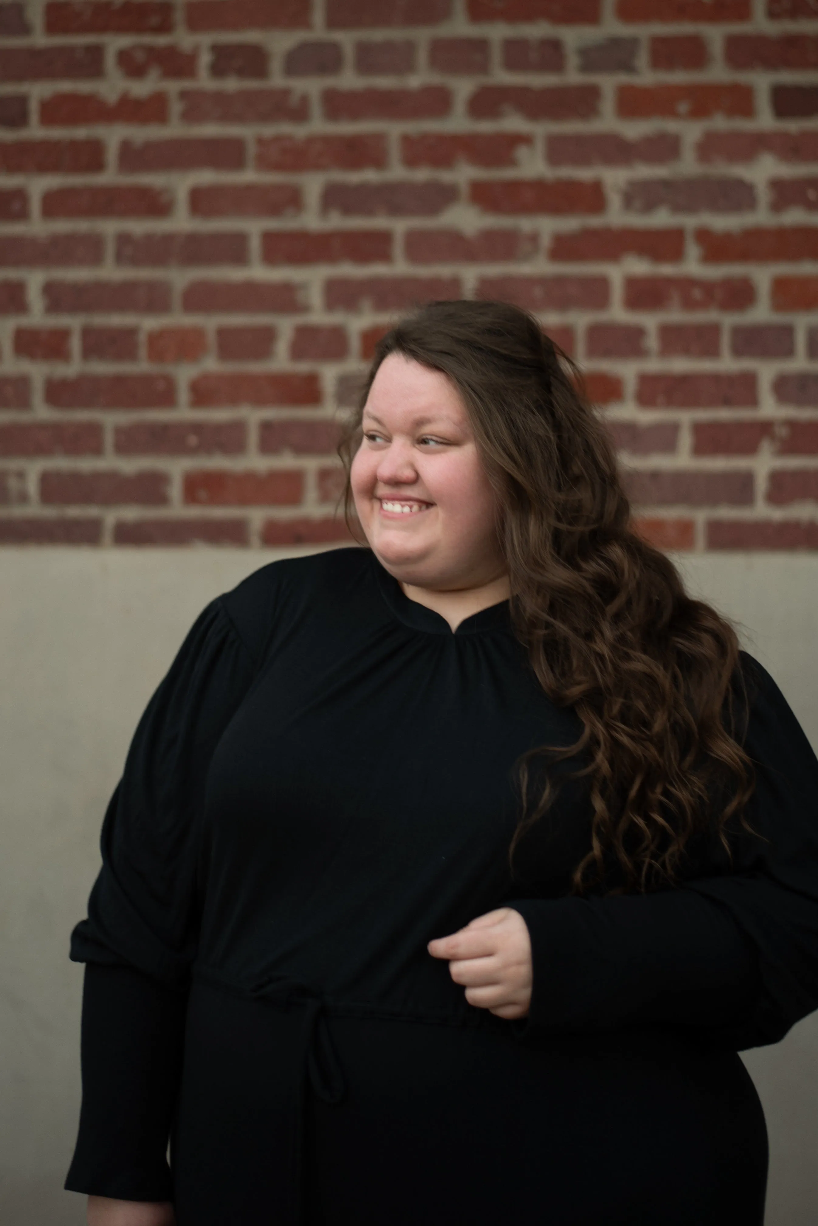 The Ribbed Maxi Drawstring Dress (Black)